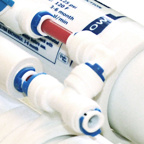 3 Stufen Umkehrosmosefilter Osmoseanlage Wasserfilter100 GPD für Aquarium, small mit Spülventil