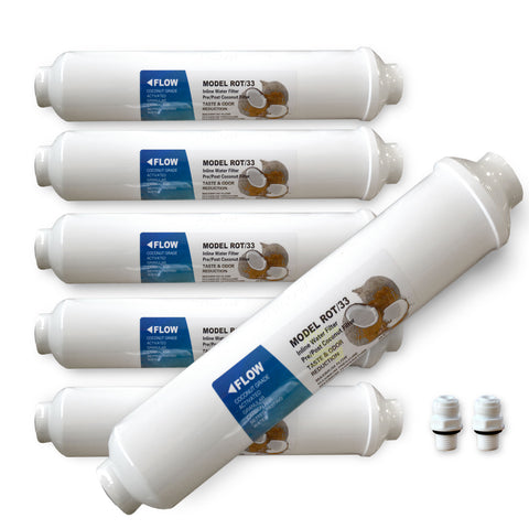 6x Universal Kühlschrankfilter für Side by Side Kühlschränke