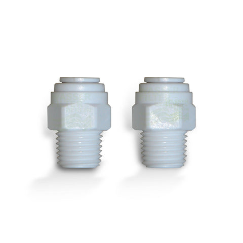 Adapterpaar für Kühlschrankfilter, Schnellverschlüsse 1/4"