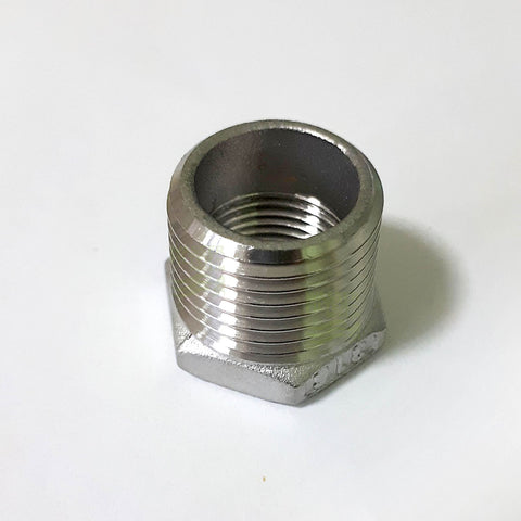 Reduzierstück, Adapter, Edelstahl AG 1/2 Zoll x IG  3/8 Zoll