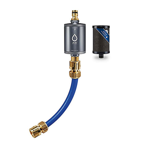 Alb Mobil Active camping water filter with Geka connection (aluminum titanium)
