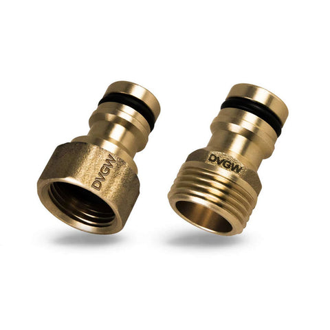 Alb Mobil Nano Camping-Wasserfilter mit Geka-Anschluss (Aluminium Silber)
