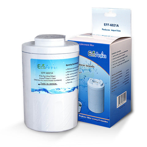 Clean N Clear 12527304 Amana kompatibel, ECOPURE EFF-6021A Wasserfilter, Wasserfilter Kühlschrankfilter