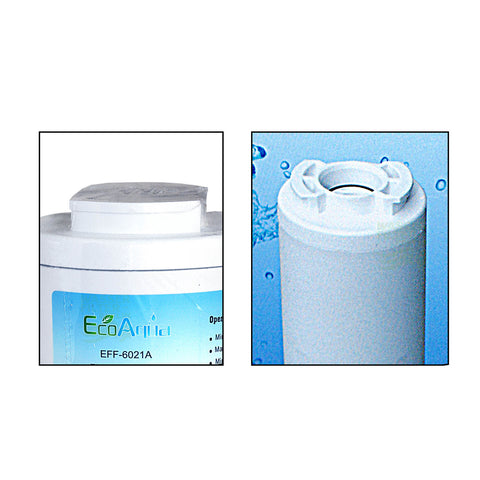 Clean N Clear 12527304 Amana kompatibel, ECOPURE EFF-6021A Wasserfilter, Wasserfilter Kühlschrankfilter