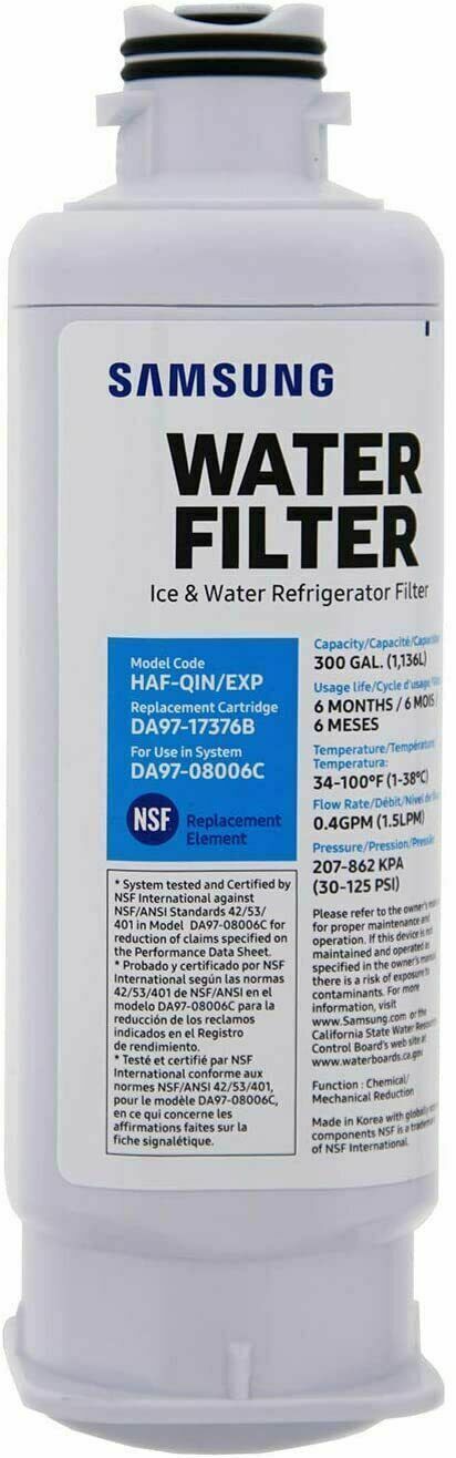 Samsung DA97-17376B HAF-QIN Kühlschrank Wasserfilter DA97-08006C