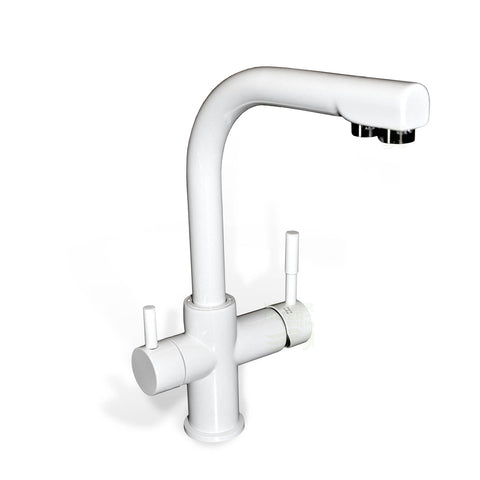 Design-Drei-Wege-Wasserhahn Verona, white