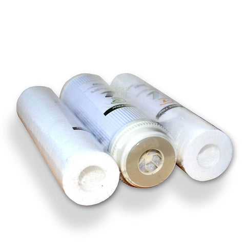 3-pack filter set reverse osmosis film PP5, GAC, PP1
