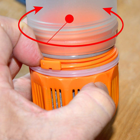 Grayl Ultralight Purifier Trekkingfilter, Mobiler Krisenfilter
