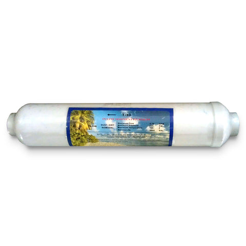 Sediment cartridge inline for reverse osmosis water filter prefilter