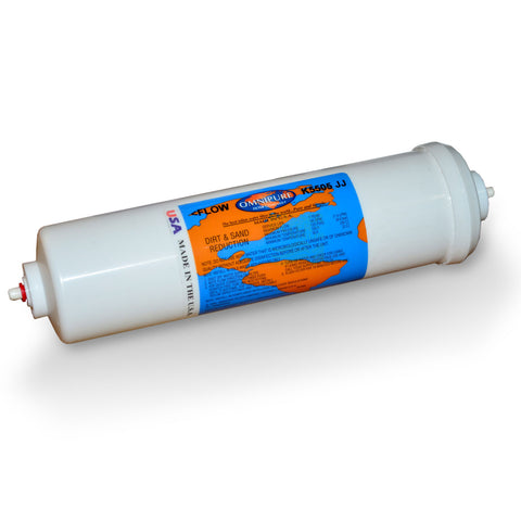 Omnipure K5505 JJ Inline Sediment Filter for Reverse Osmosis, SBS Refrigerators