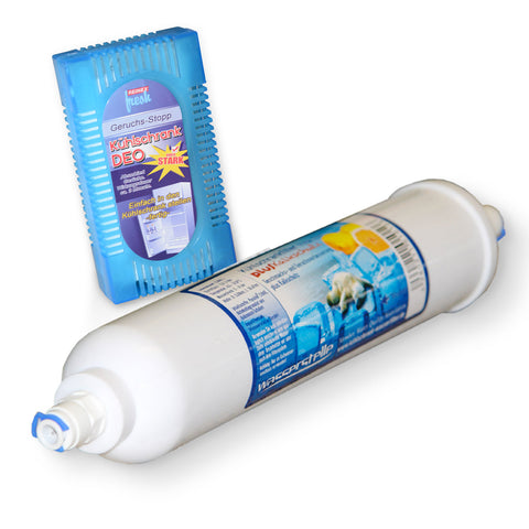 1x refrigerator filter PLUS limescale protection + refrigerator deodorizer