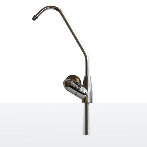 Wasserhahn Venezia mit Keramikventil (6033), Edelstahl-Optik