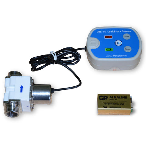 elektronischer Wasserstopp, Schutzsystem, Anschluss 2x1/2"AG/IG