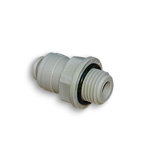 selbstdichtender Adapter Kühlschrankfilter, AG 1/4" x 1/4" Schlauch nicht montiert