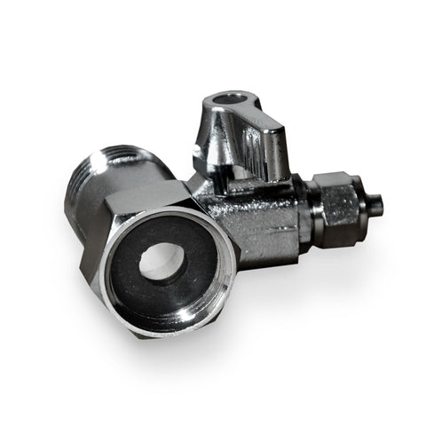 Connection with tap, 1/2" AG/IG x 3/8" hose