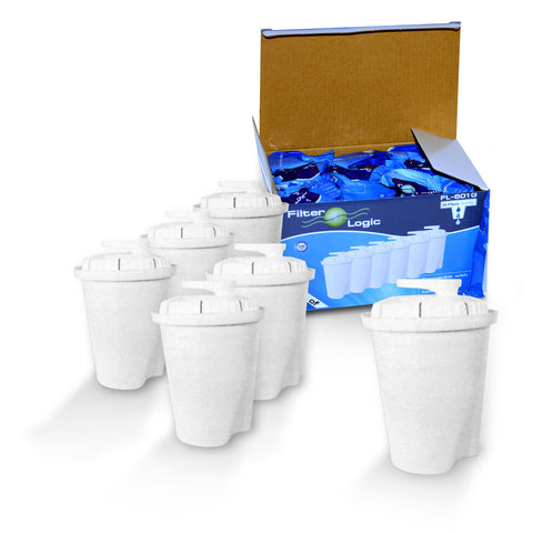 12-cartridge pack "FilterLogic FL601G", alternative for Brita Classic