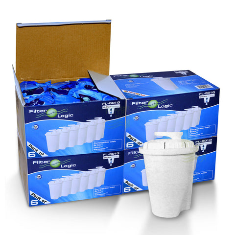 24 cartridge set FilterLogic FL601G, Brita Classic compatible