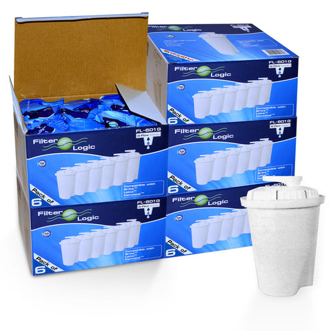30-cartridge package "FilterLogic FL601G", alternative for Brita Classic