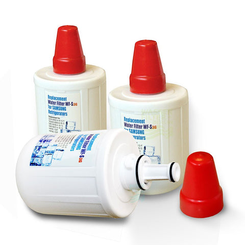 3x Water filter WF-S, compatible with DA29-00003G, F, refrigerator filter 3G1