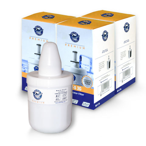 3x Samsung W6-63007 DA29-00003F Refrigerator Water Filter Delfin WF-S