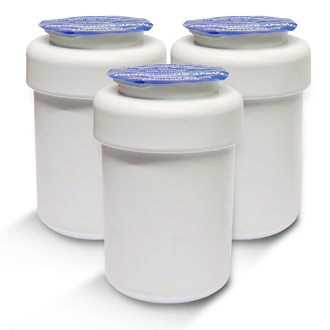 3x GE MWF Smartwater compatible refrigerator filters, water filter WF-G