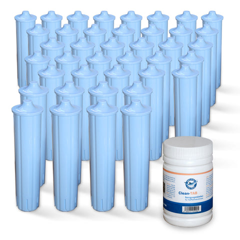 40x AF02 DelfinFilter für Jura Kaffeemaschine mit weißem Filter 60209 Plus White