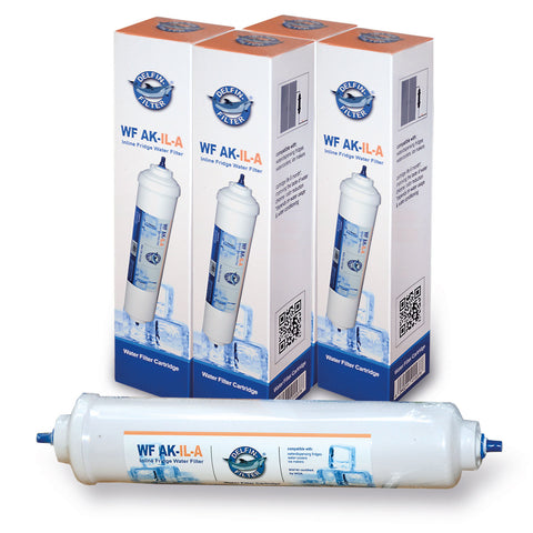 4x Delfin universal refrigerator filters for side-by-side refrigerators