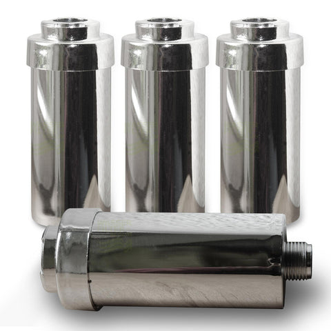 4x FitAqua chrome shower filters, water filters for the benefit of your skin, BPA-free