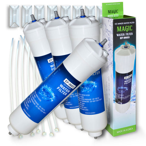 4x Samsung EF9603 Quick Magic Water Filter, Refrigerator Filter, EF-9603