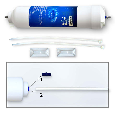4x Samsung EF9603 Quick Magic Water Filter, Refrigerator Filter, EF-9603