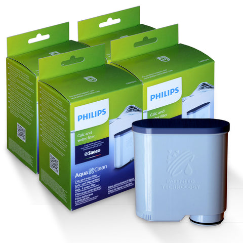 4x water filters Saeco/Phillips AquaClean coffee machines CA6903/10