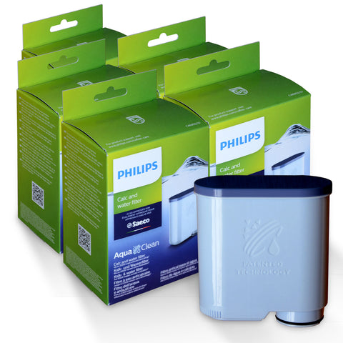 5x water filters Saeco/Phillips AquaClean coffee machines CA6903/10