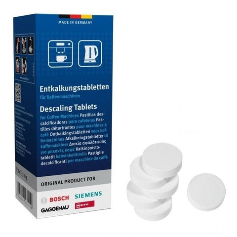 6 descaling tablets for Bosch, Siemens, Neff, Gaggenau 311556, 310967