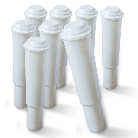 8x AF02 DelfinFilter für Jura Kaffeemaschine mit weißem Filter 60209 Plus White