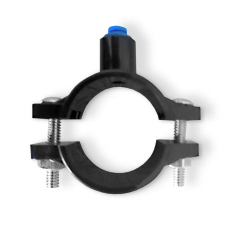 Wastewater connection, wastewater clamp for reverse osmosis systems