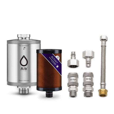 Alb Filter Active Plus stainless steel under-sink set with quick coupling