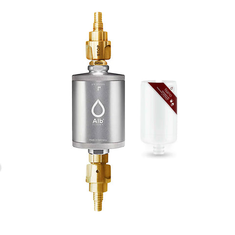 Alb Filter® TRAVEL Nano Trinkwasserfilter Keimsperre für Festeinbau, Silber
