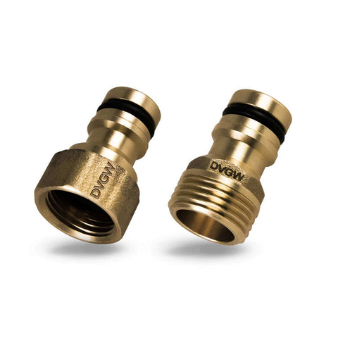 Alb Mobil Nano Camping-Wasserfilter mit Geka-Anschluss (Aluminium Titan)