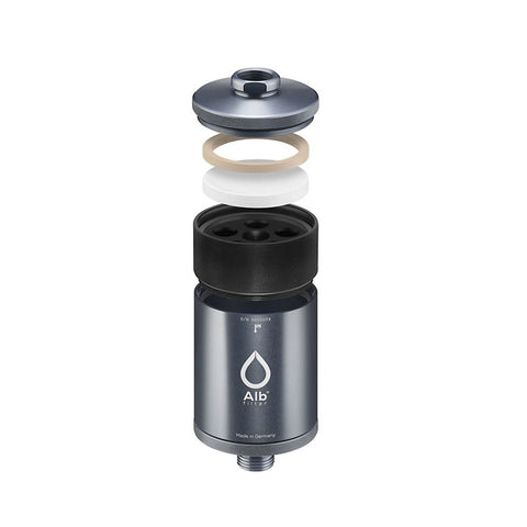 Alb Pro Camper Set Trinkwasserfilter Kombinati (Aluminium Titan)
