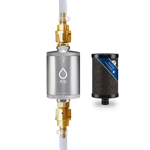 Alb Travel Active Campingwasserfilter, Aluminium Silber, GekaAnschluss