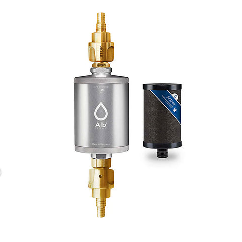 Alb Travel Active Campingwasserfilter, Aluminium Silber, GekaAnschluss