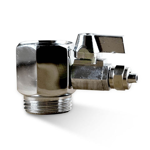 Connection with tap, 3/4" AG/IG x 1/4" hose