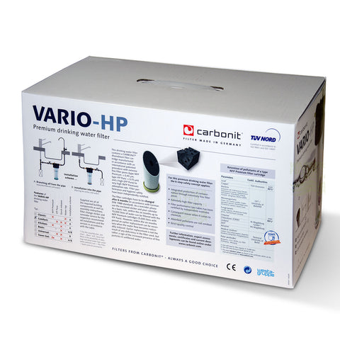 Carbonit Vario Classic, Untertisch-/Einbaufilter