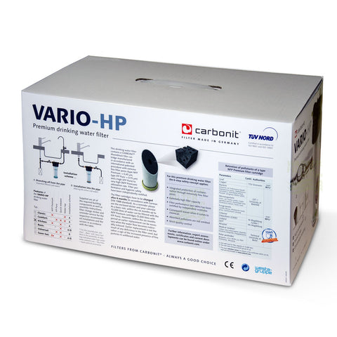 Carbonit Vario kitchen, filter set under-sink water filter