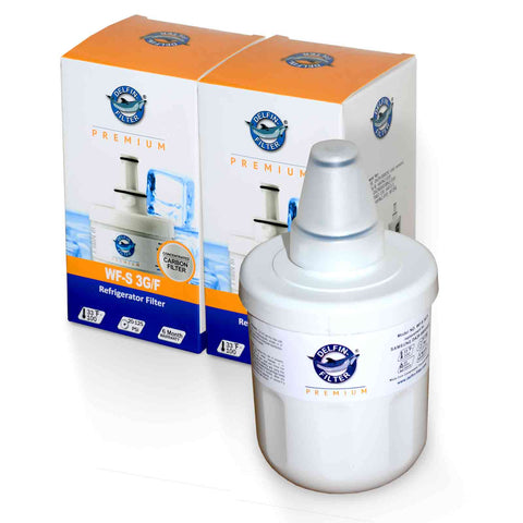 2x Samsung DA29-00003G/F, W6-63007 Refrigerator Water Filter Delfin WF-S