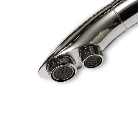 Designer three-way faucet Venice, with 3/8" flexible hose connection