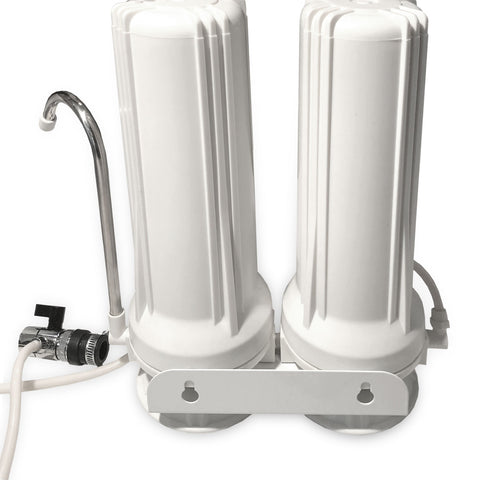 Countertop water filter system of two, "SoPure"