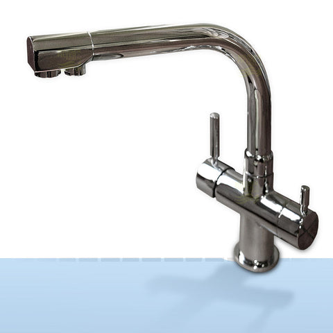 Luxor three-way faucet, chrome-plated
