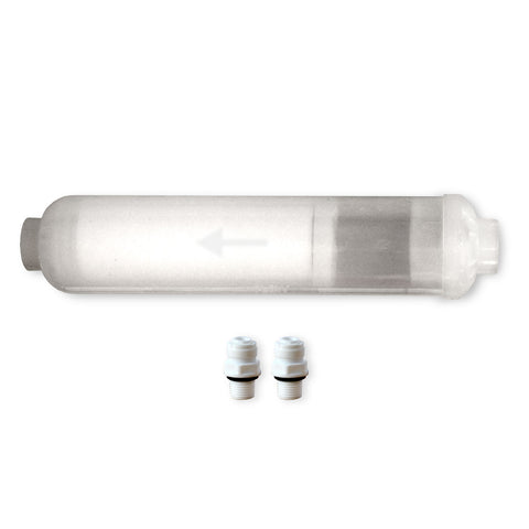 DualStage refrigerator filter with limescale protection from Wasserstelle for side by side refrigerator