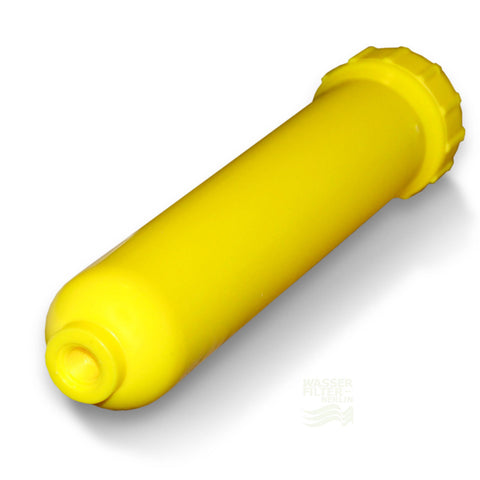 Empty cartridge 2" (yellow) Inline, fillable with various media